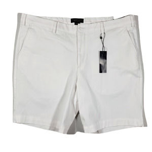 The Mens Store White Twill Regular Fit Shorts Mens‎ 40